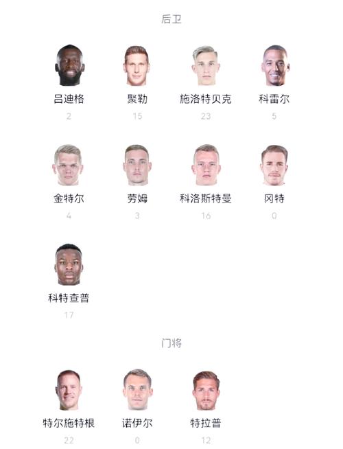 2014年世界杯德国队名单，2014年世界杯德国阵型