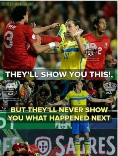 佩佩踹伊布是哪场比赛，佩佩脚踢伊布